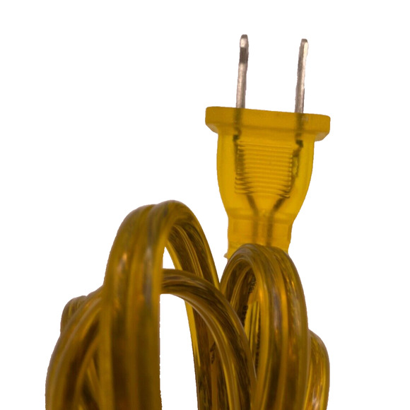 Vintage Cut Crystal Torchiere Lamp Gold Accented Tabletop Lamp 12 inches - Picture 12 of 12